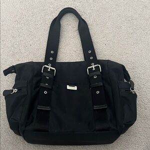 Reaction Kenneth Cole Black Duffel Bag